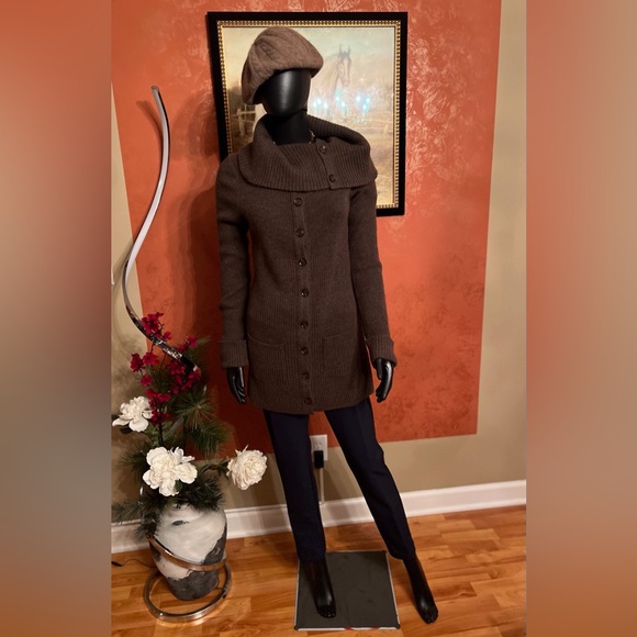 Vince Ribbed Knit Cardigan - Picture 2 of 7